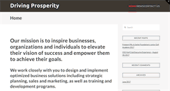 Desktop Screenshot of drivingprosperity.com